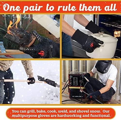 GRILL HEAT AID Premium Heat Resistant Gloves