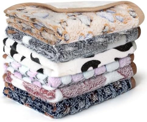 6 Pcs Absorbent Guinea Pig Blankets