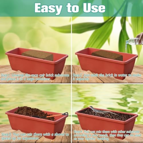 Organic Coconut Fiber Bedding for Reptiles 14lb