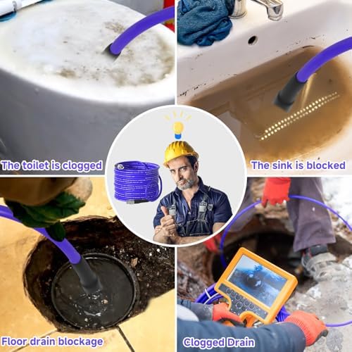 NIFUAL 100FT sewer jetter kit for pressure washer