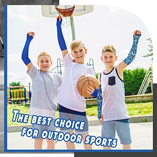 Mepase 10 Pairs Arm Sleeves for Kids