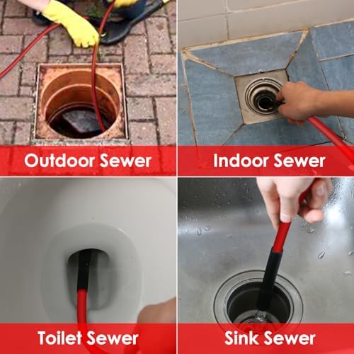 Professional sewer jetter kit for pressure washer 5800 PSI effective clog cleaning