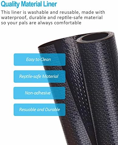 Bearded Dragon Substrate for Reptile Tank Non-Adhesive Stylish