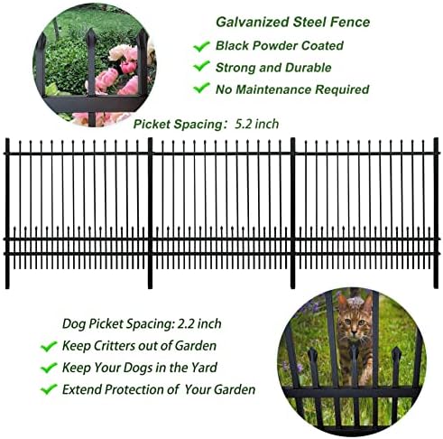 Easy to Install Durable Metal Fence