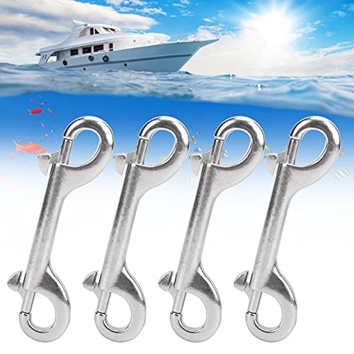 Sturdy 316 Stainless Steel Double-Ended Snap Hook