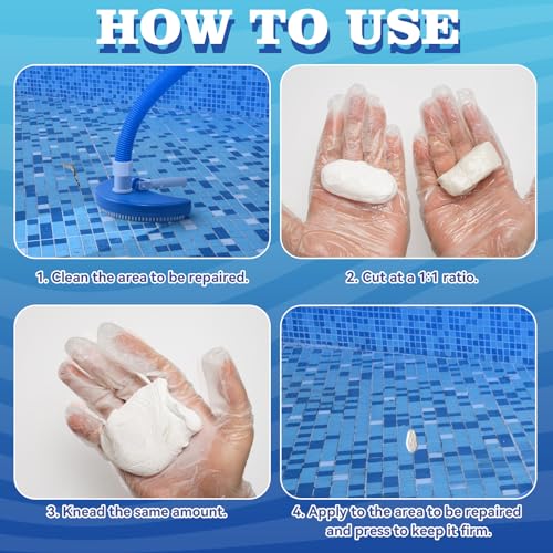 Tiepetly Low-Leak Pool Putty 4 oz