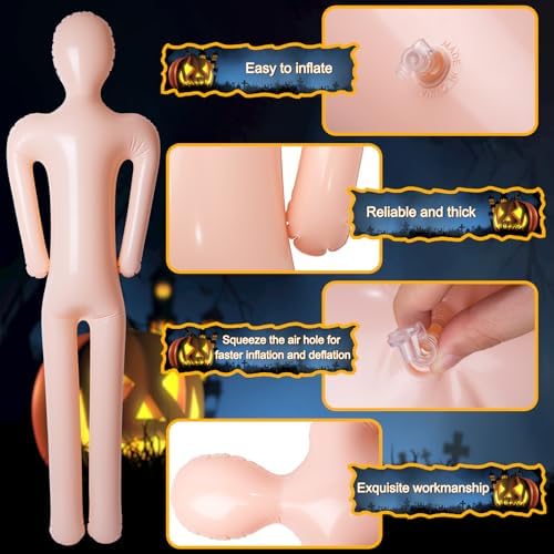 60 Full-Body Inflatable Mannequin Halloween Trick or Treat Custom Happiness