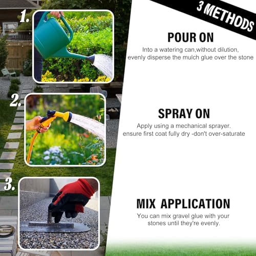 10 Times Stronger Adhesive - 32oz Gravel Lock for Landscapes Garden Use