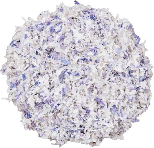 Small Pet Select White Paper Bedding with Lavender 56L
