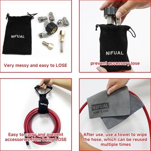Yetianical NIFUAL Pressure Washer Cleaning Kit
