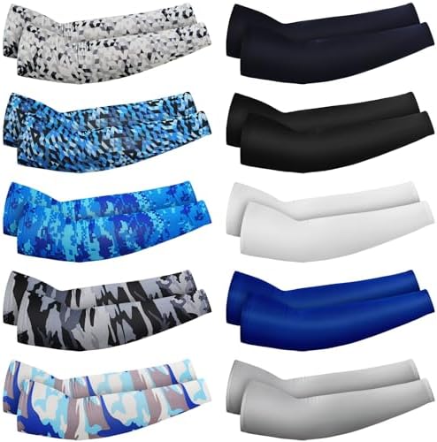 Xuhal Kids Baseball Arm Sleeves UV Protection