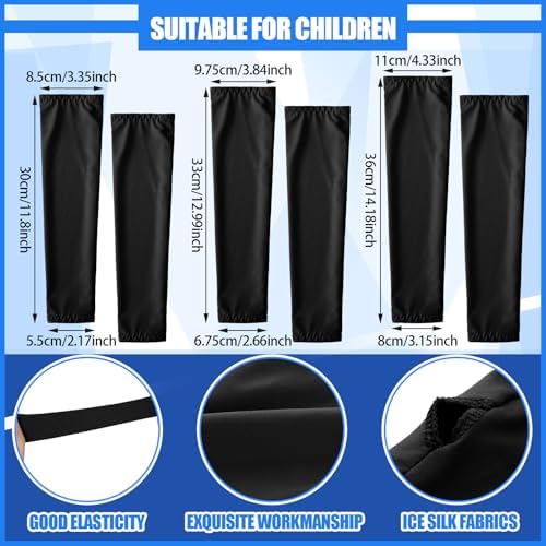 Mepase 10 Pairs Arm Sleeves for Kids