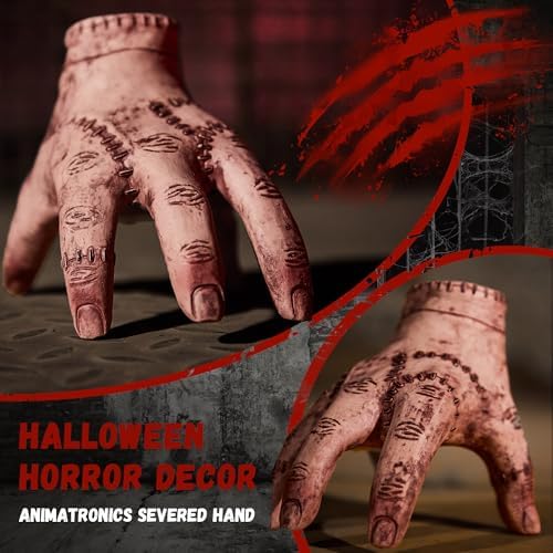 Halloween Crawling Thing Hand - Sound Activated Animatronic Prop