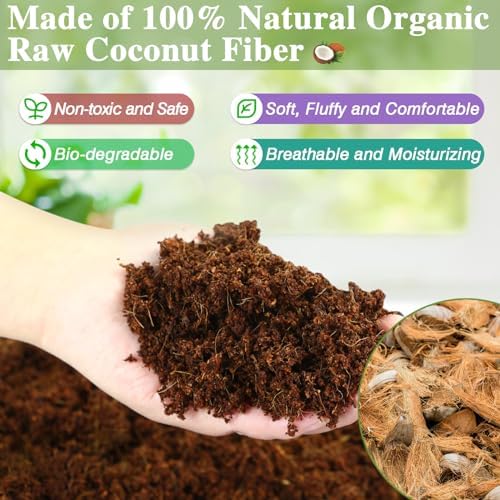 ZeeDix 10LB Compressed Coconut Fiber Substrate for Reptiles and Amphibians