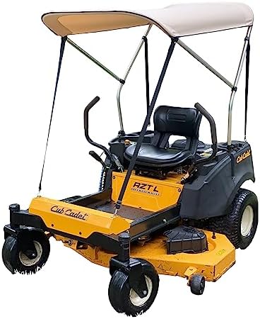 Sun Shade Protection for Zero-Turn Mower