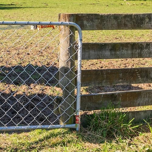 Ruralty Farm Gate Anchor 18in Spring-Loaded Cattle Gate Drop Rod