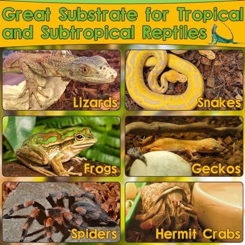 Halatool 2Pack Coconut Husk Substrate for Reptiles