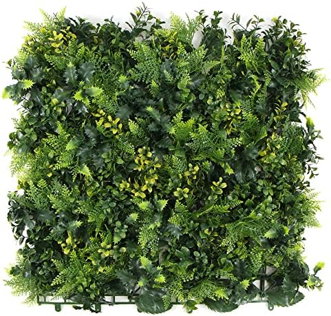 ULAND Plastic Faux Shrubs Fence Panels