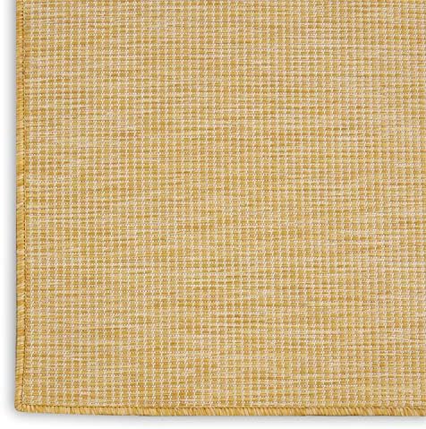Nourison Positano 8x10 Yellow Area Rug Indoor Outdoor