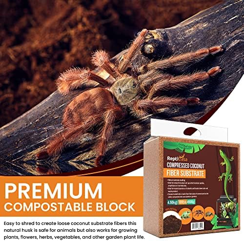 ReptiCasa 10 lb Compressed Coconut Fiber Substrate