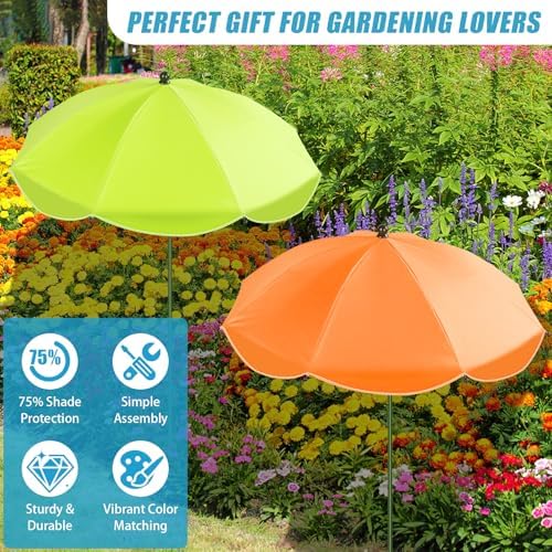 Axcoix Plant Umbrella Tiltable Shade for Plants Durable Garden Umbrella