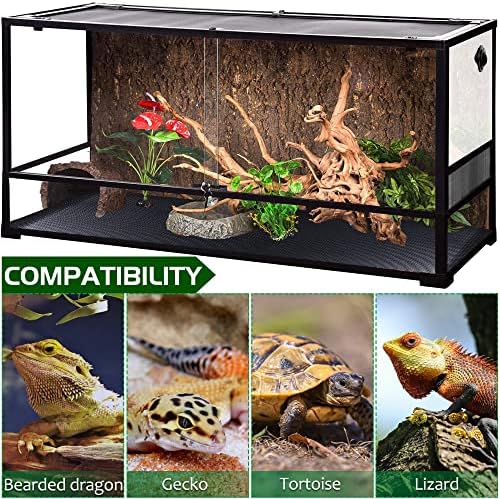KUNBEIEN Reptile Terrarium Liner Durable Substrate for Geckos Bearded Dragons Snakes Turtles