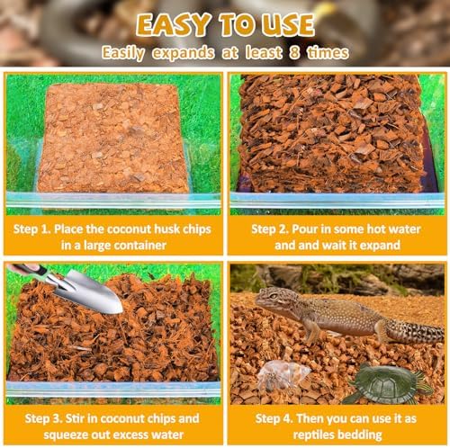 Legigo Eco Natural 10LBS Coconut Chip Substrate for Reptiles