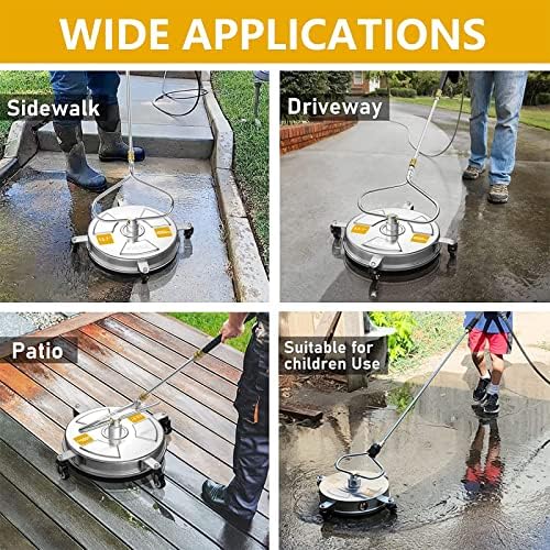 137 Surface Cleaner with 4 Wheels Bending Rod