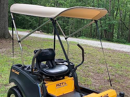 Sun Shade Protection for Zero-Turn Mower