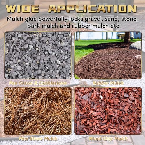 STAND OUT PLUS 35OZ MULCH GLUE STRONG CONCENTRATE FOR LANDSCAPING