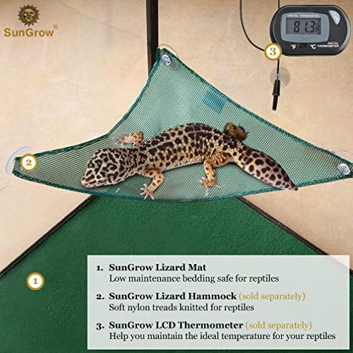 SunGrow Tortoise Lizard Snake Reptile Mat
