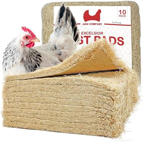 Hen Comfort Nest Pads 13x13 10 Pack USA Made