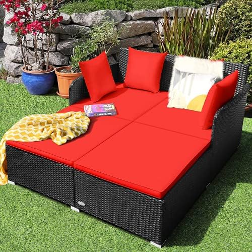 Salches Outdoor Rattan Daybed patio furniture