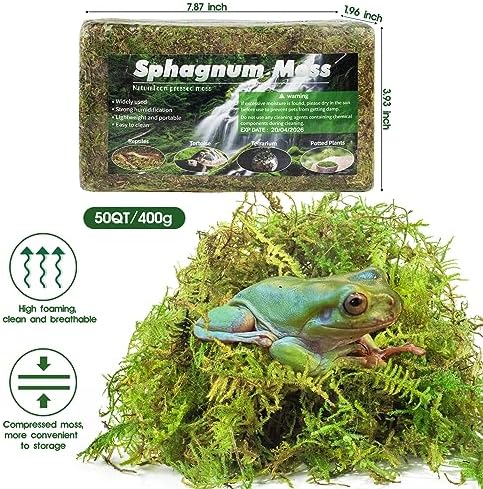 14oz Sphagnum Moss Reptile Bedding