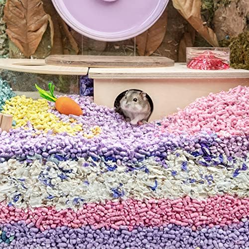 Niteangel Hamster Paper Pellets Bedding 18LB Pink