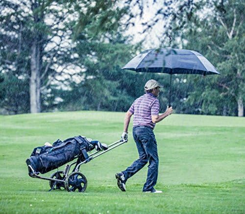 EEZ-Y Golf Umbrella Windproof Double Canopy Lightweight Compact for Travel