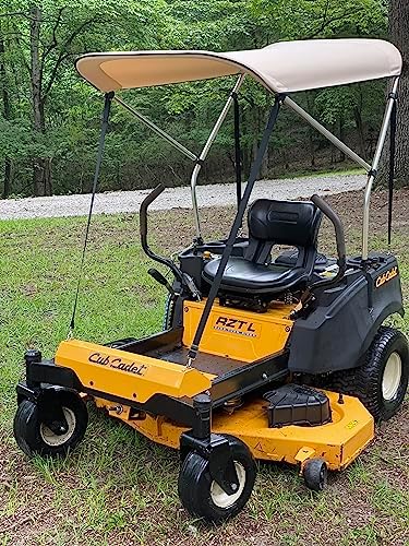 Sun Shade Protection for Zero-Turn Mower