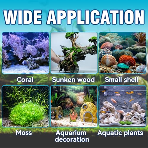 Bellisinno Aquarium Glue Clear Reef Adhesive 5g 2pcs