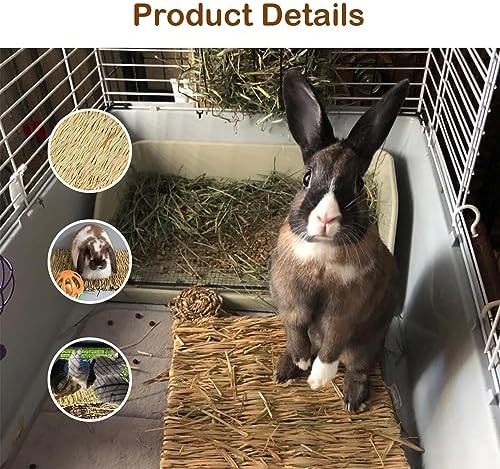 Rabbit Grass Mat - Natural Straw Bed for Rabbits