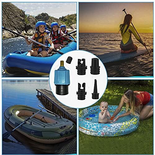 FIPASENPremium Paddle Board Pump Adapter with 4 Nozzles Inflatable Boat SUP Made Easy