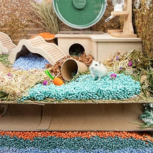 Niteangel Hamster Paper Pellets Bedding 18LB Pink