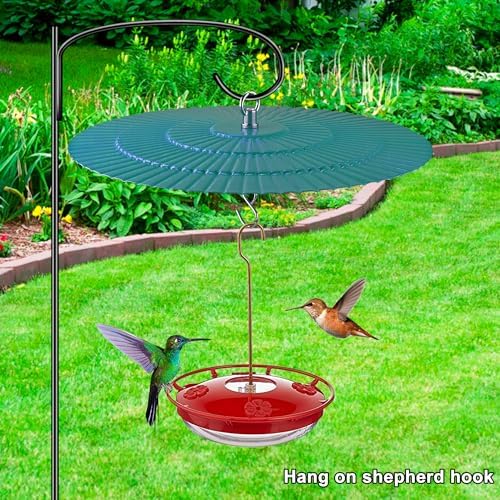 Eyrosa 112-inch Metal Feeder Rain Guard 2-Pack