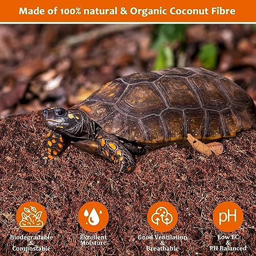 Riya 2-Pack Natural Coconut Fiber Substrate for Reptiles and Amphibians